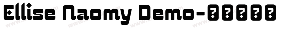 Ellise Naomy Demo字体转换